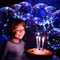 Balloons 10 Pack LED Glow in the Dark Balloons with Sticks + Air Pump for Party, Wedding, Decoration